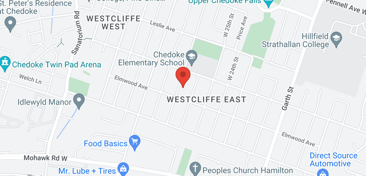 map of 141 West 27th Street
